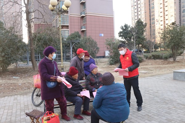2021年1月18日,龙蟠南苑社区多举措开展疫情防控宣传工作(拍摄者 郑丹丹 拍摄单位 龙蟠南苑社区).JPG