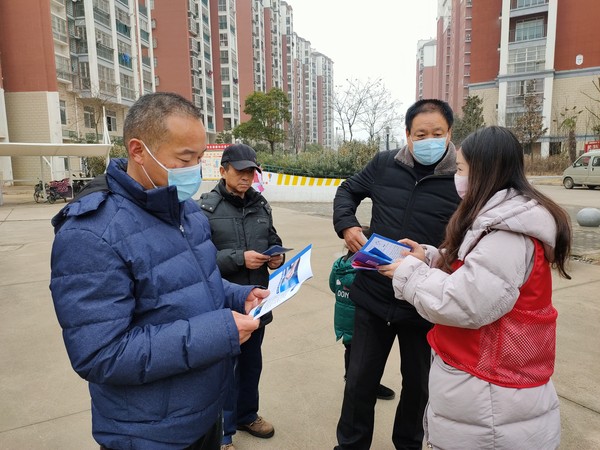 2021年2月5日，乌衣镇锦绣湖社区开展疫情防控主题宣传活动  拍摄者：申思  拍摄者单位：锦绣湖社区.jpg