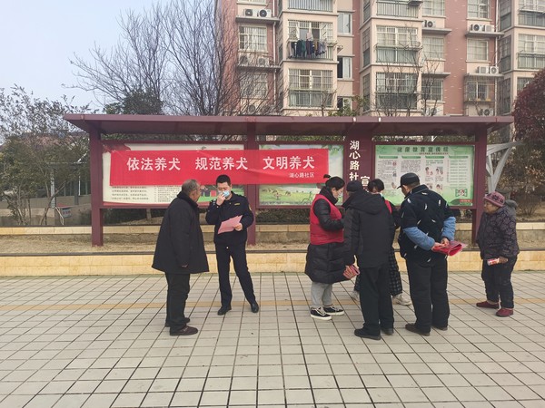2022年1月10日湖心路社区开展文明养犬宣传-拍摄者张伟、湖心路社区.jpg