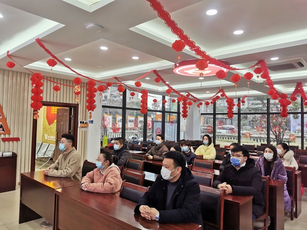 滁州市南谯区发能国际城社区新时代文明实践站，2022年2月15日，开展“学党史 忆初心”主题党史学习活动（拍摄单位：发能国际城社区 拍摄者：薛瑶）.jpg