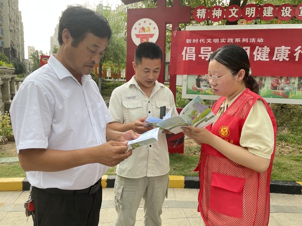 2022年7月6日，永乐社区新时代文明实践站开展“倡导文明健康行为 培养绿色环保生活”主题活动（拍摄单位：永乐社区 拍摄者：梁爽） (2).jpg