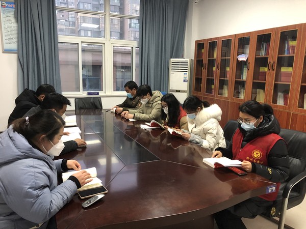 滁州市南谯区文昌花园社区新时代文明实践站，2022年12月29日，开展“学习二十大 永远跟党走”学习活动。（拍摄单位：文昌花园社区 拍摄人：周婷婷） (2).jpg