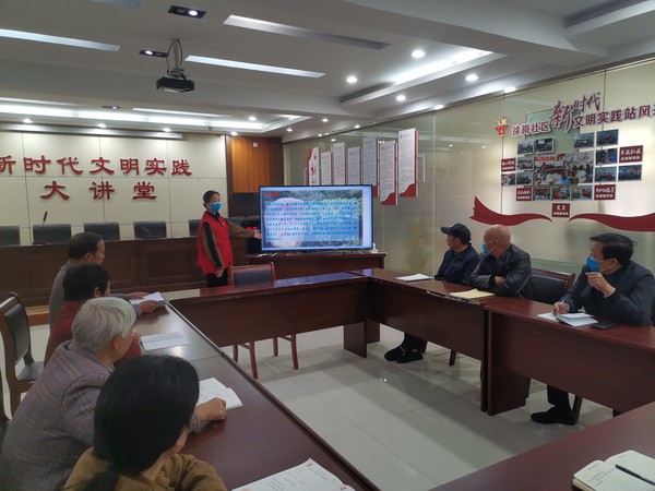 银花街道徐岗社区新时代文明实践站，2023年5月24日组织居民开展《弘扬经典文学 传承中华文化》醉翁亭记作品赏析活动（丰富文化生活） (1).jpg