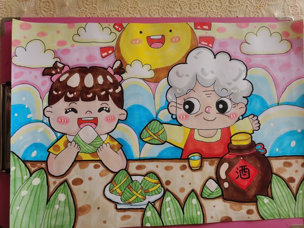 校园文化3：2023年6月20日，滁州市南谯区沙河学校开展“粽香端午话文明 家国情怀永传承”2023年“我们的节日·端午”主题实践活动.jpg