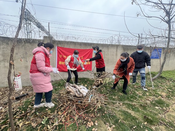 沙河社区新时代文明实践站，2023年12月13日下午，组织志愿者开展爱国卫生运动（拍摄者：王淼；拍摄单位：南谯区沙河镇沙河社区） (2).JPG