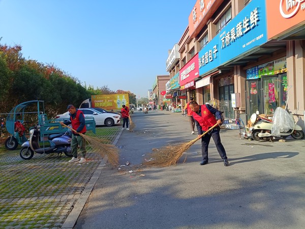 万桥社区开展年前大扫除，干干净净过两节 (2).jpg