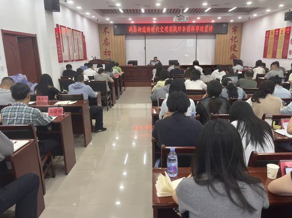 6月9日，同乐街道新时代文明实践所精心组织开展李宏祥事迹宣讲活动.jpg