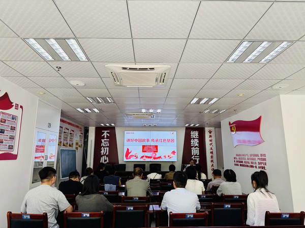滁州市南谯区同乐街道阳明社区新时代文明实践站，2025年8月15日下午，阳明社区新时代文明实践点站，开展“讲好中国故事 传承红色基因”主题活动（拍摄者：徐博庆，拍摄单位：阳明社区）.jpg